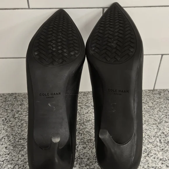 Cole Haan Classic Black Heels - Picture 5 of 11